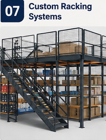 Multi-Tier Mezzanine Floor